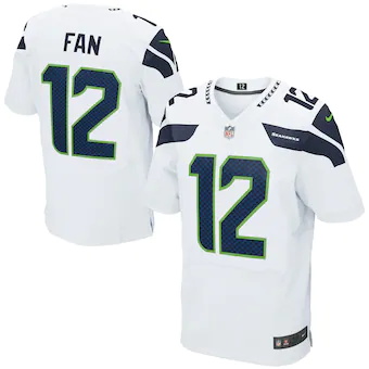 mens seattle seahawks 12s nike white elite jersey